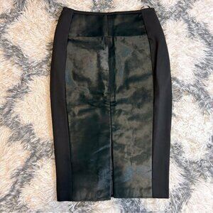 Ted Baker London Langley Cow Hair On Hide Pencil Skirt (c)